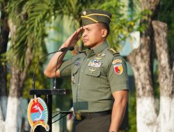 Kasi Ops Kasrem 084/Bhaskara Jaya Pimpin Upacara Bendera di Makorem 5 Kasi Ops Kasrem 084/Bhaskara Jaya Pimpin Upacara Bendera di Makorem