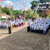 Puluhan Santri Miftahul Ulum Dangbigih Mano'an Peringati HUT RI ke 79 th