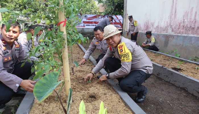 Polres Bangli Dukung Ketahanan Pangan Nasional