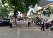 Polres Bandara Ngurah Rai Lakukan Pengamanan Giat Ibadah Minggu Gereja Ekklesia