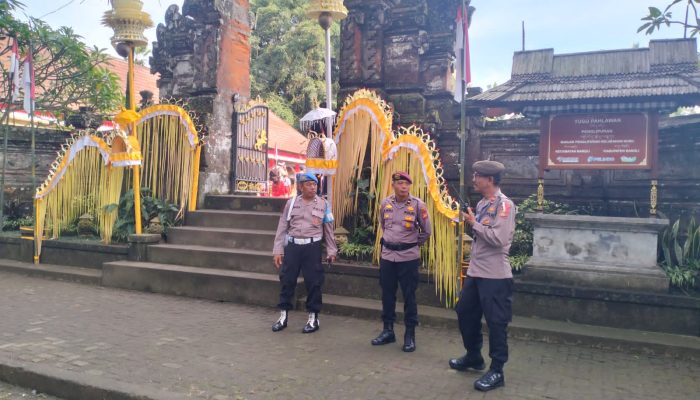 Pawas Pimpin Pengamanan Upacara Peringatan Gugurnya Kapten TNI Anak Agung Gede Anom Muditha Ke-77 Tahun 2024