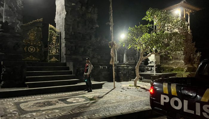 Blue light patrol polsek susut jelajahi obyek vital.