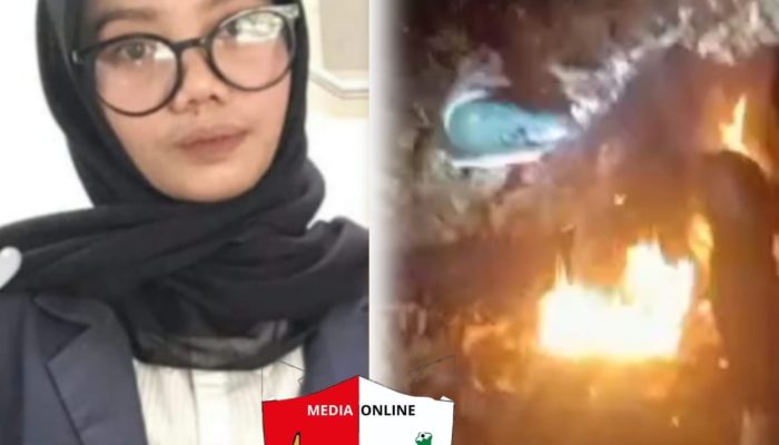 Viral, Wanita Muda dibangkalan dibunuh dan dibakar