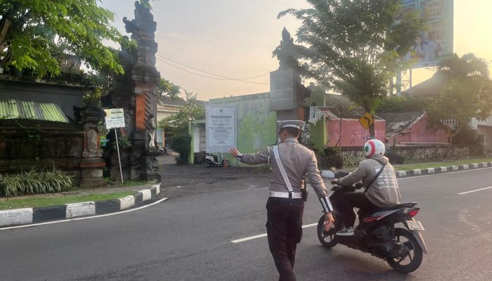Beri Pelayanan Prima Kepada Masyarakat, Polres Bandara Ngurah Rai Laksanakan Pengaturan