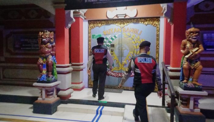 Pasca Pilkada Serentak 2024, Polsek Bangli Intensipkan Kegiatan Blue Light Patrol Seputaran Kota