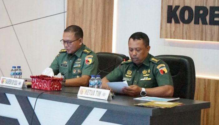 Korem 081/DSJ Terima Tim Dalproggar Kodam V/Brawijaya