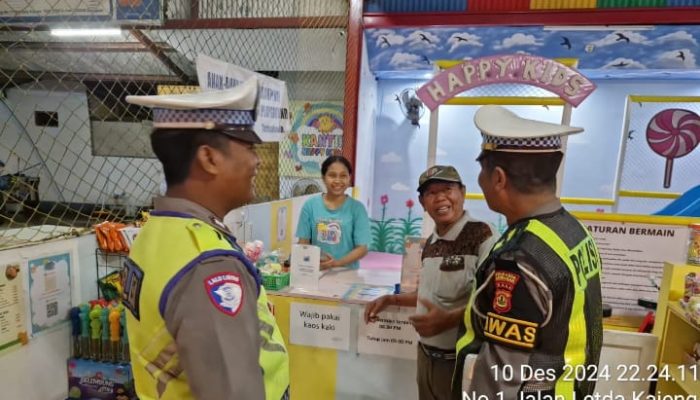Blue Light Patrol Polsek Dentim, Pastikan Denpasar Timur Tetap Kondusif