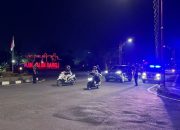 Sat Samapta Laksanakan Gatur dan Pergelaran Blue Light Randis R4 di Pusat Keramaian Malam Di Kota Bangli Demi Kenyamanan Dan Kelancaran Arus Lalu lintas Pada Malam.