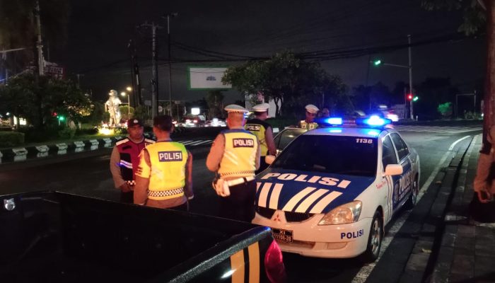 Polsek Kuta selatan gelar patroli malam minggu untuk amankan wilayah dari potensi ganguan