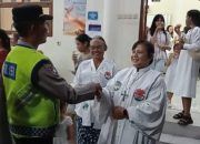 Polsek Denpasar Barat Pengamanan Gereja Dalam Rangka Perayaan Hari Natal 2024