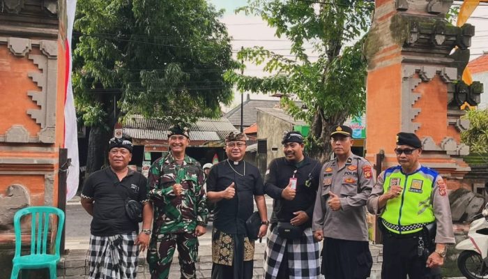 Pengamanan Misa Natal 2024 Polsek Kuta Beri Rasa Nyaman Dan Aman