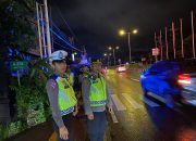 Polsek Kuta Selatan Gelar Patroli Malam Minggu, Cegah Kriminalitas Jalanan dan Pantau Bencana Alam