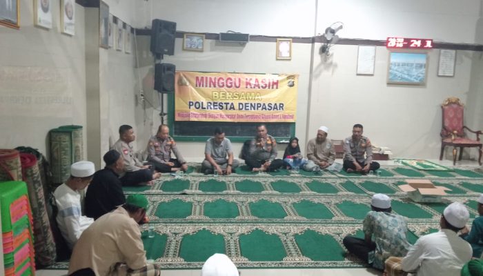 Minggu Kasih: Polresta Denpasar Serap Aspirasi Masyarakat di Desa Sidakarya