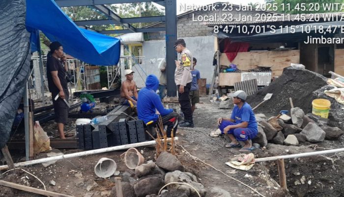 Polsek Kuta Selatan Lakukan Pendataan Penduduk Non-Permanen di Proyek Villa Lingkungan Tegal