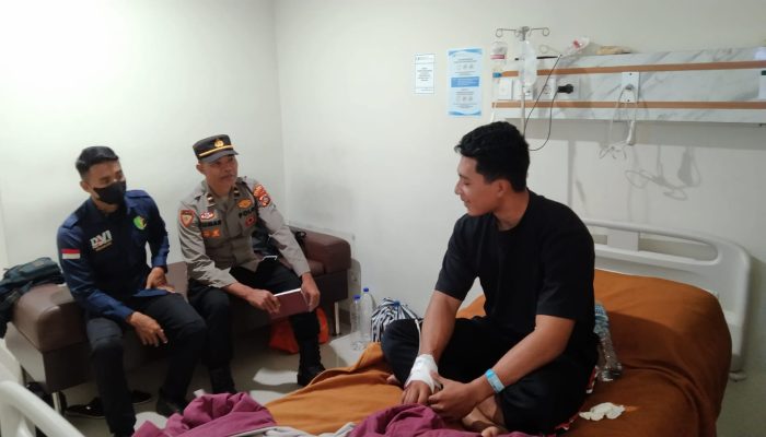 Polres Bandara Ngurah Rai Hospital Visit ke Personil yang Sakit