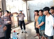 Hindari Konflik, Kapolsek Dentim Sampaikan Pesan Kamtibmas kepada Pekerja Proyek Di Padanggalak