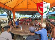 Kapolsek Kuta Selatan Sambangi Pengelola KUD Segara Samuh dan pemandu wisata pantai samuh , Tekankan Keamanan dan Ketertiban Pantai