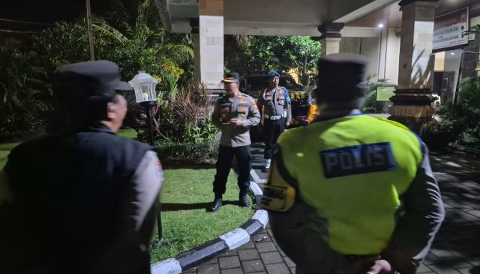 Polsek Kuta Selatan Gelar Patroli Malam Minggu, Cegah Kejahatan Jalanan dan Balap Liar