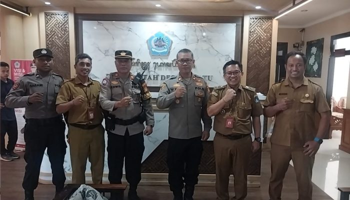 Kapolsek Kuta Selatan Lakukan Sambang ke Kantor Desa Pecatu, Perkuat Sinergi untuk Keamanan dan Ketahanan Pangan