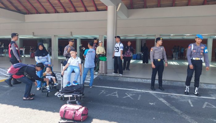 Polres Bandara Ngurah Rai Gelar Kegiatan Patroli Ciptakan Situasi Aman Kondusif