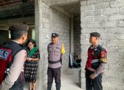 Personil Gabungan Polsek dan Polres Bangli Laksanakan pengamanan Kegiatan Ibadah Minggu