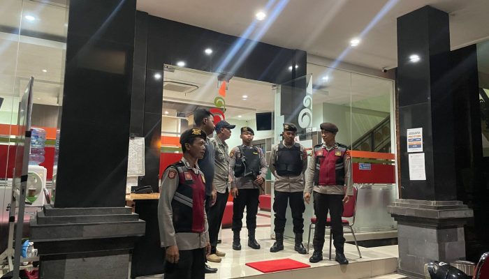 Polsek Bangli Intensifkan Kegiatan Blue Light Patrol Seputaran Kota