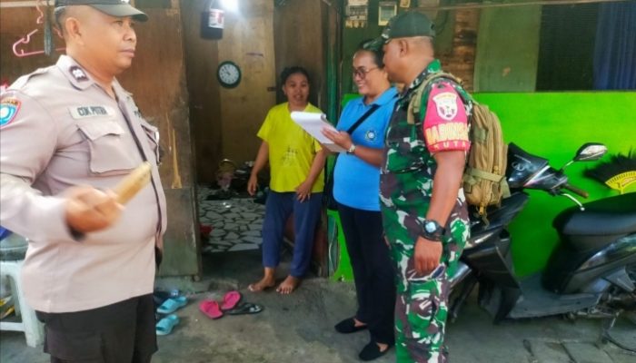 Apel Pendataan Penduduk Non Permanen di Kelurahan Kuta Bersinergi Dengan TNI Linmas Dan Pecalang