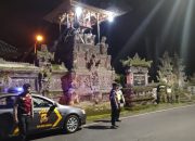 Cegah Terjadinya Gangguan Kamtibmas, Polsek Bangli Intensifkan Kegiatan Blue Light Patrol