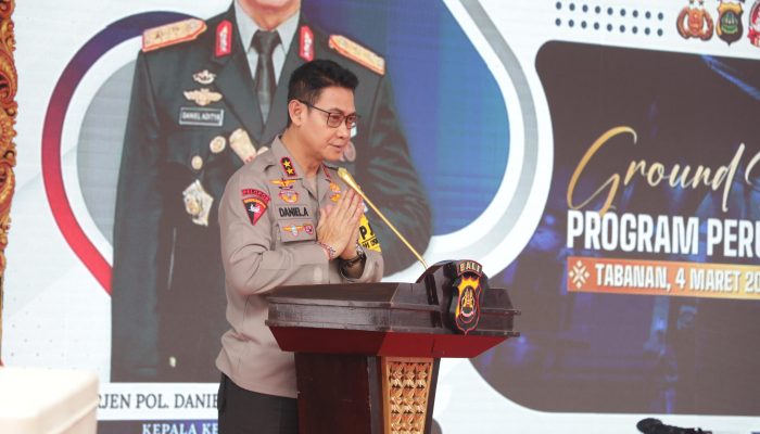 Kapolda Bali Laksanakan Ground Breaking Perumahan Polri di Bumi Cempaka Asri Kerambitan