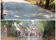 Jalan Poros Desa Nepa di Bangun, Warga “Bukti Nyata Kerja PJ Kepala Desa yang Membangun