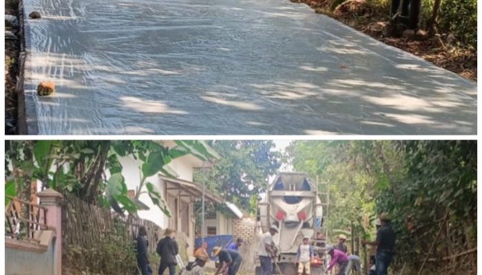 Jalan Poros Desa Nepa di Bangun, Warga “Bukti Nyata Kerja PJ Kepala Desa yang Membangun